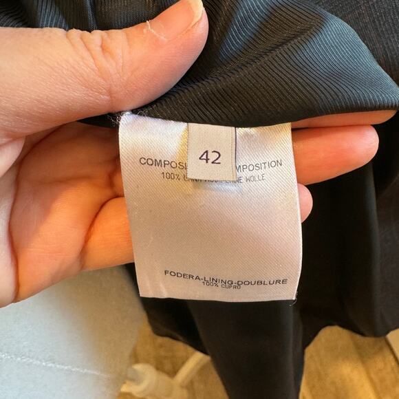 Stella McCartney Women’s Grey Plaid Blazer - Size 42 / US 6 - Picture 8 of 14